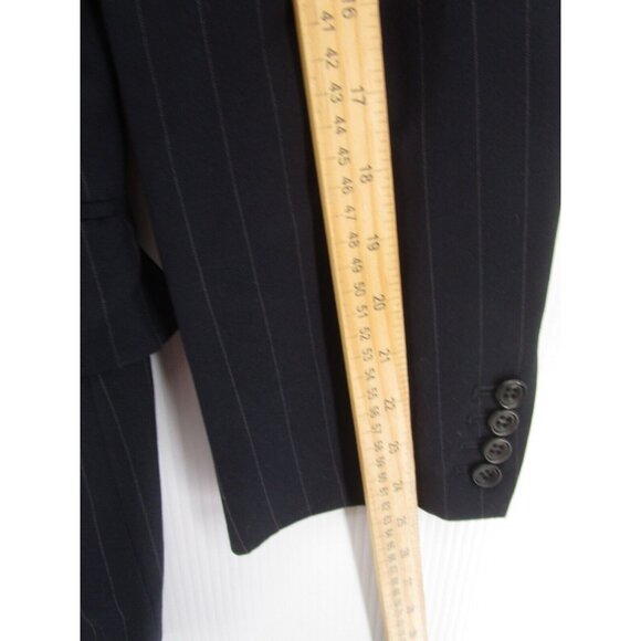 Paul Stuart Sport Coat 40 Blazer Pinstriped Business Jacket Preppy - Picture 6 of 12